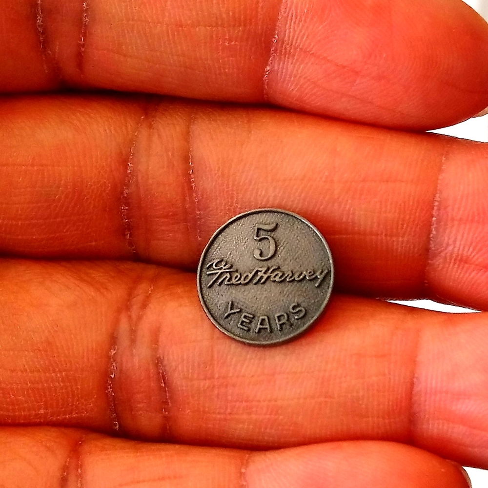 Antique  FRED HARVEY Sterling silver small pin.